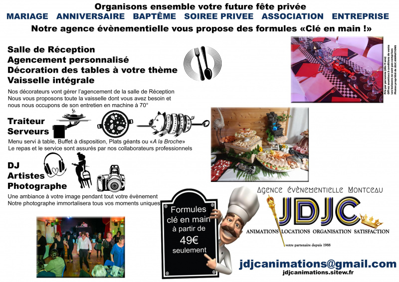JDJC Animations Locations Organisation Satisfaction