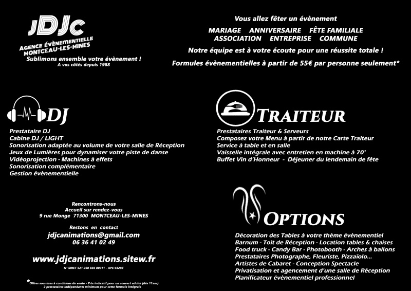 JDJC Animations Locations Organisation Satisfaction