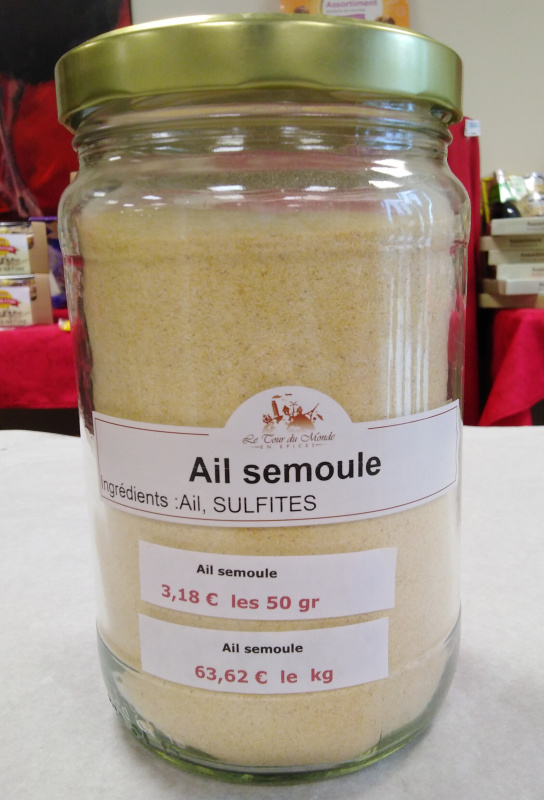 Plante - Ail semoule 40g  (Le Tour du Monde en Épices)