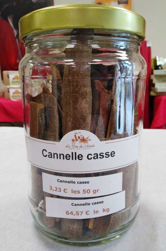 Épice - Cannelle casse 40g  (Le Tour du Monde en Épices)