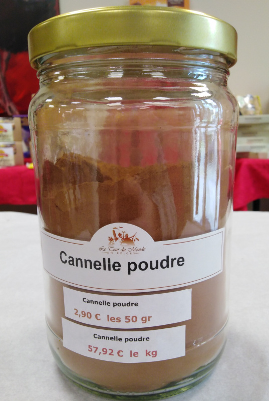 Épice - Cannelle poudre 40g (Le Tour du Monde en Épices)