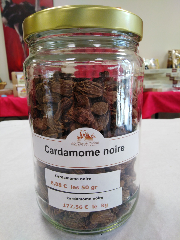 Plante - Cardamome noire 40g  (Le Tour du Monde en Épices)