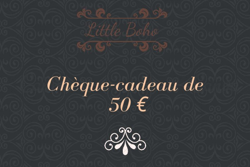 Chèque cadeau 50  €