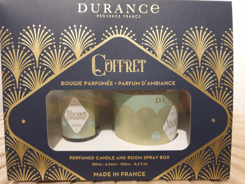 Coffret bougie/parfum d'ambiance DURANCE