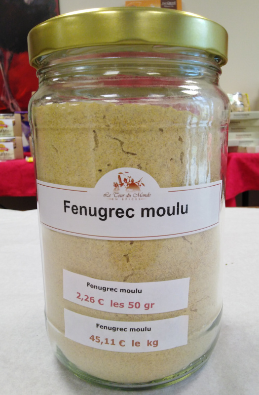 Plante - Fenugrec moulue 40g (Le Tour du Monde en Épices)