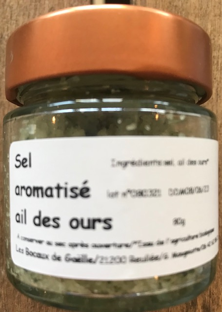 Sel Aromatisé Ail des Ours BIO - Pot 80 gr