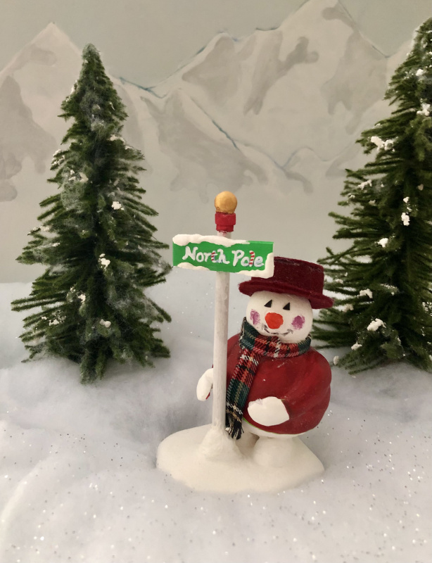 Bonhomme de neige Pôle Nord