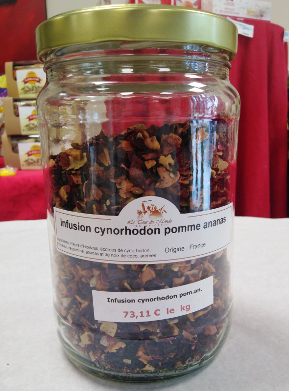 Infusion "cynorhodon pomme ananas" 40g (Le Tour du Monde en Épices)