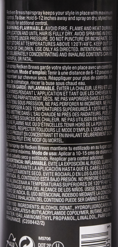 SPRAY FIXATION REDKEN BREWS