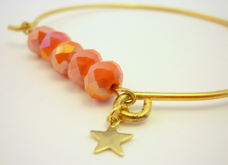 Bracelet "perles d'étoiles"