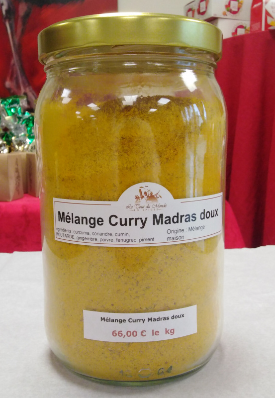 Mélange curry Madras doux 40g (Le Tour du Monde en Épices)