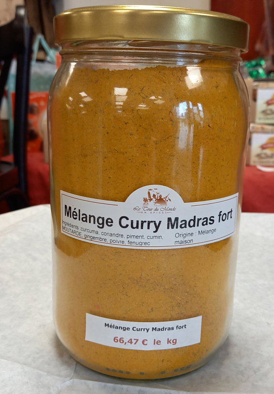 Mélange curry Madras fort 40g (Le Tour du Monde en Épices)