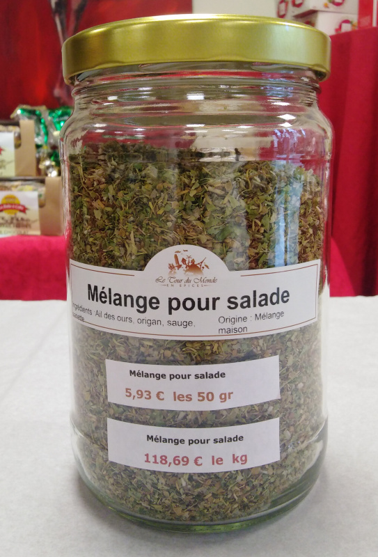 Mélange pour salade 40g (Le Tour du Monde en Épices)