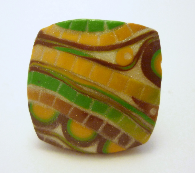 Bague "green mosaic"