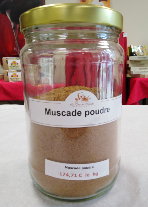 Épice - Muscade poudre 40g (Le Tour du Monde en Épices)