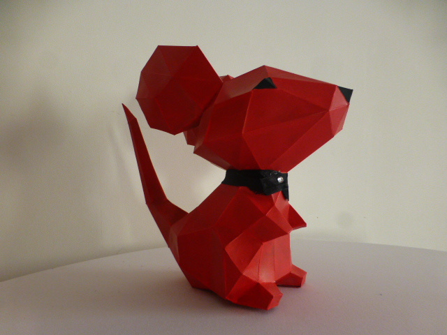 souris rouge