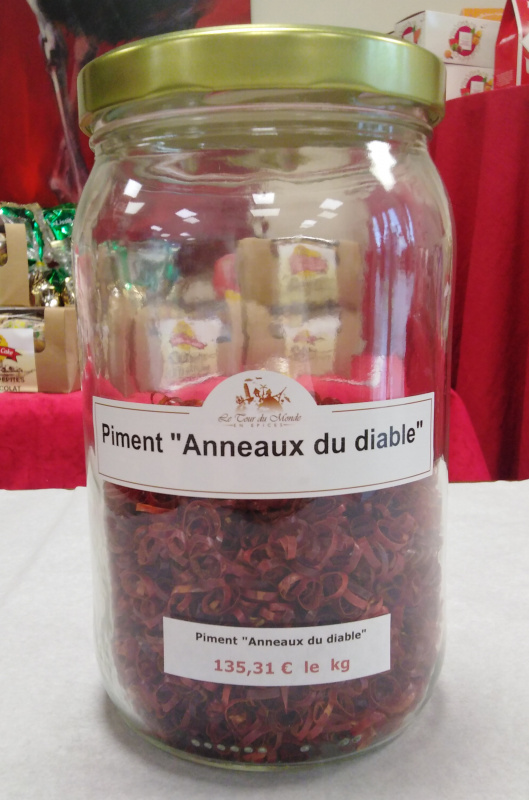 Piment anneaux du diable 40g (Le Tour du Monde en Épices)