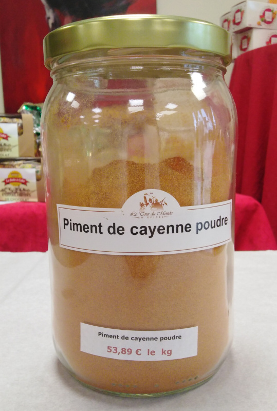Piment de Cayenne poudre 40g (Le Tour du Monde en Épices)