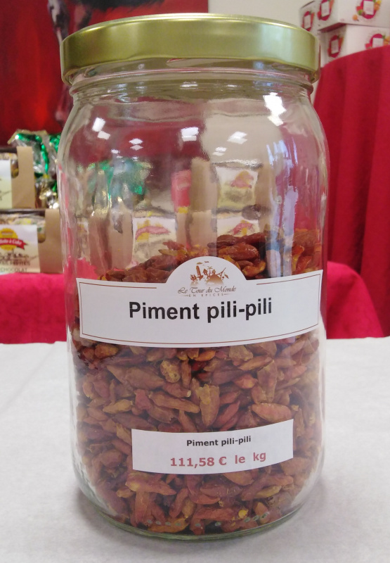 Piment pili-pili 40g (Le Tour du Monde en Épices)