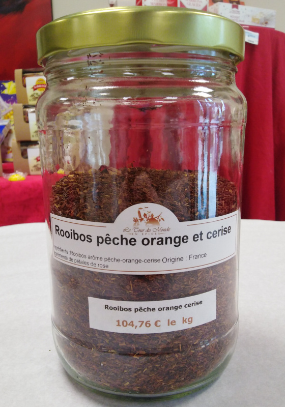 Rooibos pêche orange et cerise 40g (Le Tour du Monde en Épices)