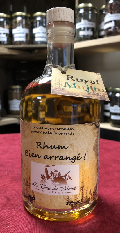 Rhum - Royal Mojito 50cl (Le Tour du Monde en Épices)