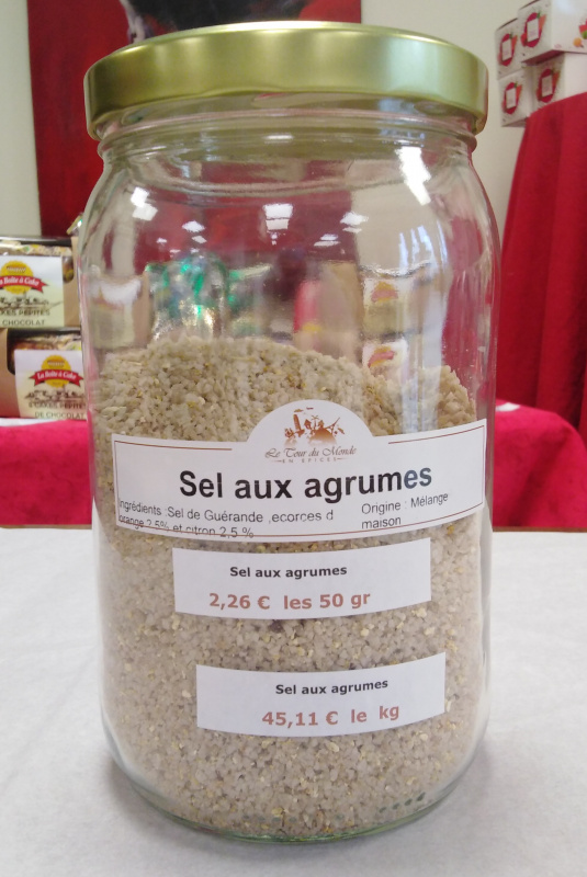 Sel aux agrumes 40g (Le Tour du Monde en Épices)