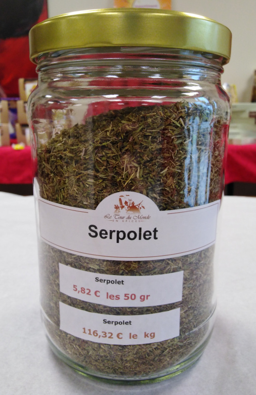 Plante - Serpolet 40g (Le Tour du Monde en Épices)