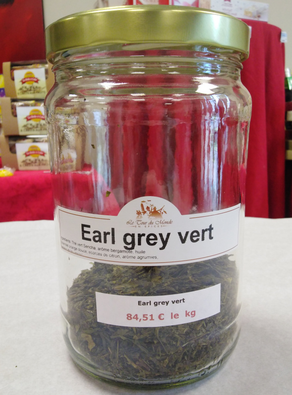Thé "Earl grey vert" 40g  (Le Tour du Monde en Épices)