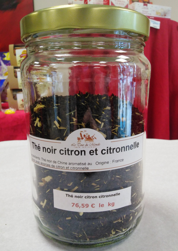 Thé noir citron et citronnelle 40g (Le Tour du Monde en Épices)