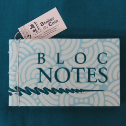 Bloc-notes bleu