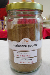 Plante- Coriandre poudre 40g (Le Tour du Monde en Épices)