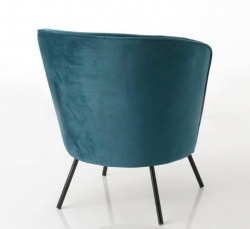 Fauteuil Meredith bleu canard