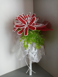 Bouquet de mariée en perles "LYS"