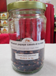Infusion "papaye, cassis et sureau" 40g (Le Tour du Monde en Épices)