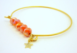 Bracelet "perles d'étoiles"