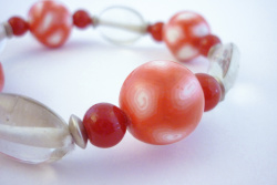 Bracelet "élastique rouge"