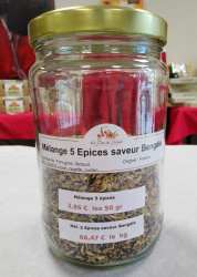 Mélange 5 épices saveurs Bengale 40g (Le Tour du Monde en Épices)