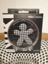 Niki Classic Noir et blanc tacheté avec recharge Black orchid