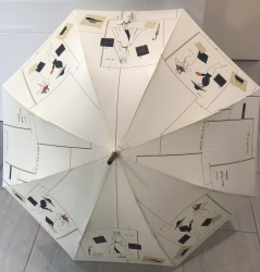 Parapluie grand manche  VAUX  Réf : 5815 écru mode