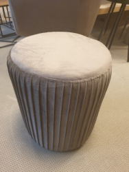 Pouf grand modèle brun