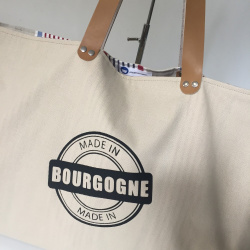 CABAS "MADE IN BOURGOGNE" BEIGE