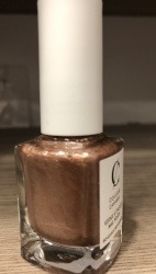 VERNIS scintillant  marron doré