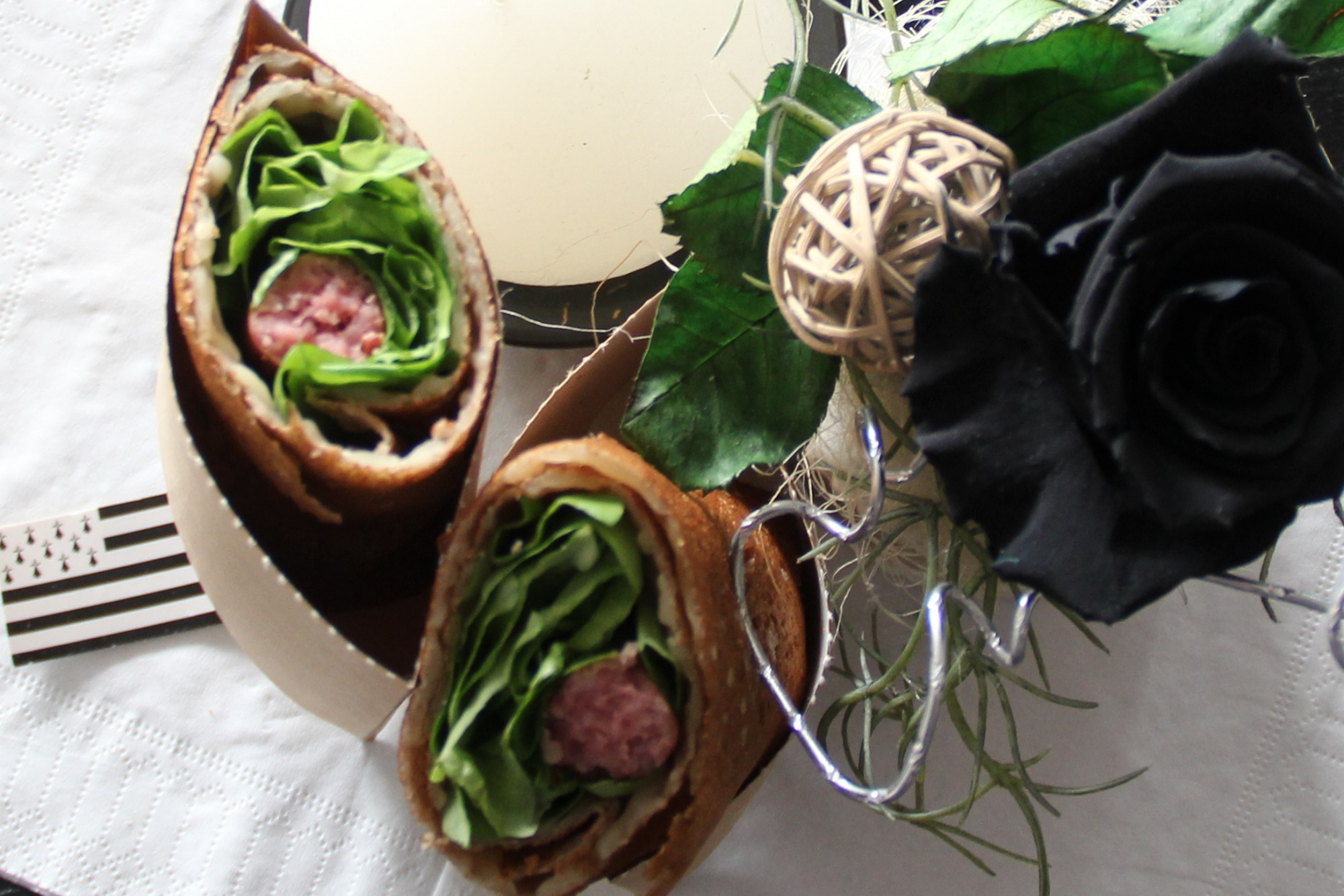 Wrap saucisse