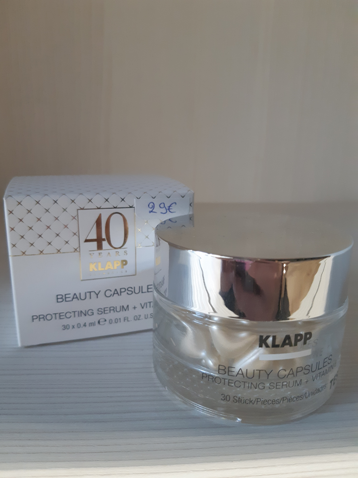 Beauty Capsules - Protecting sérum + vitamine E