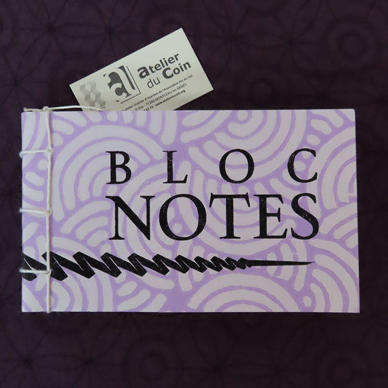 Bloc-notes violet