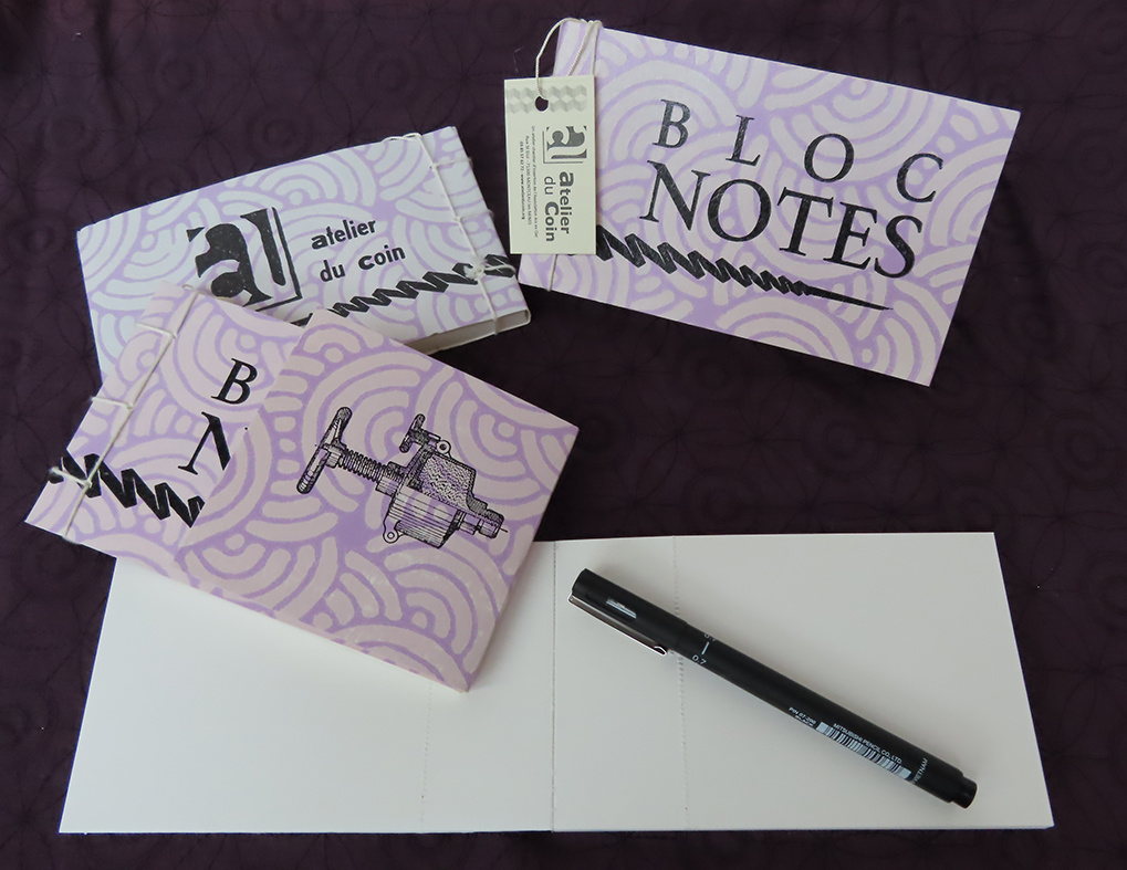 Bloc-notes violet