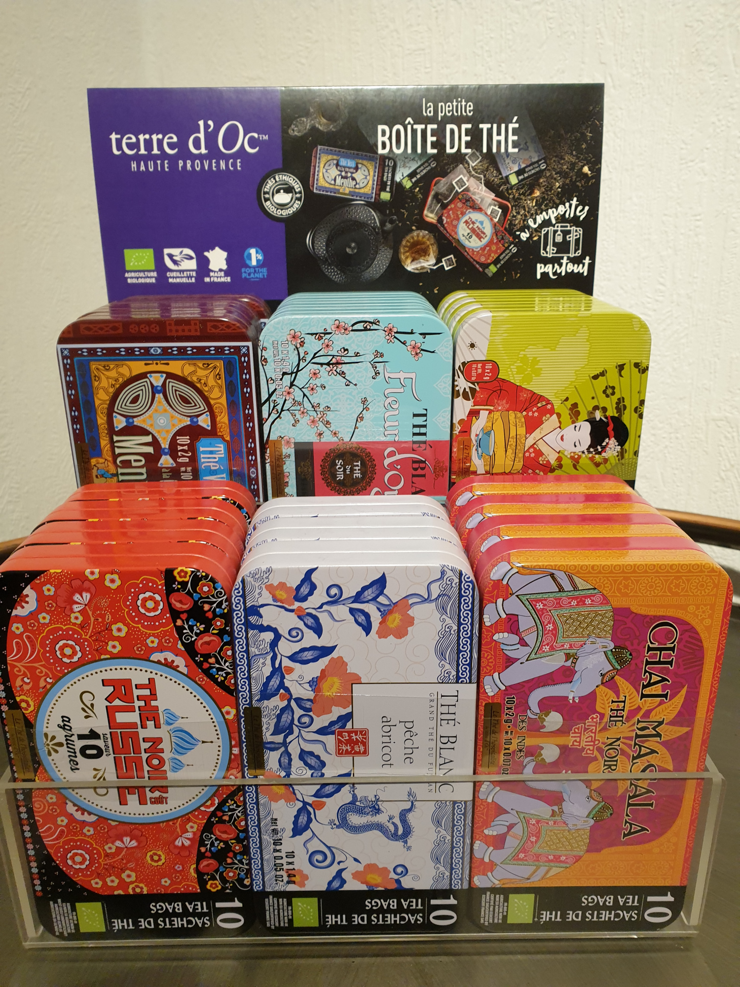 Boîte individuelle 10 sachets Terre d'oc