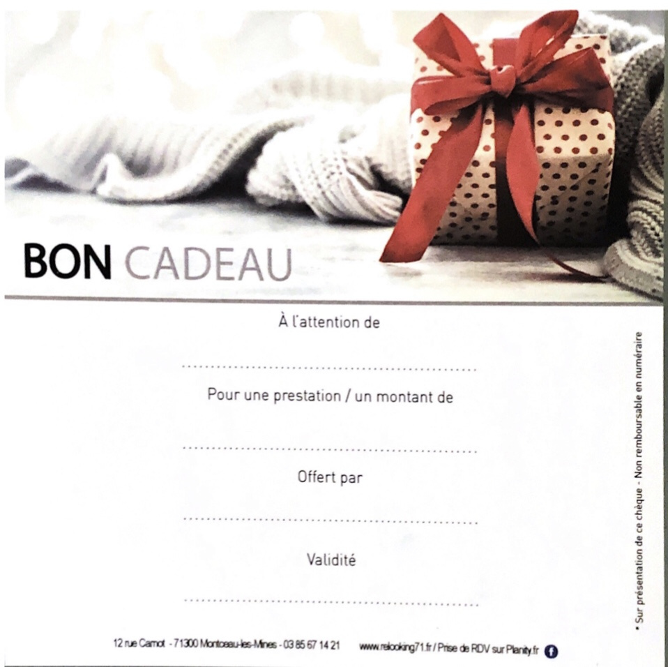 CARTE CADEAU coupe balayage ou mèches cheveux mi long