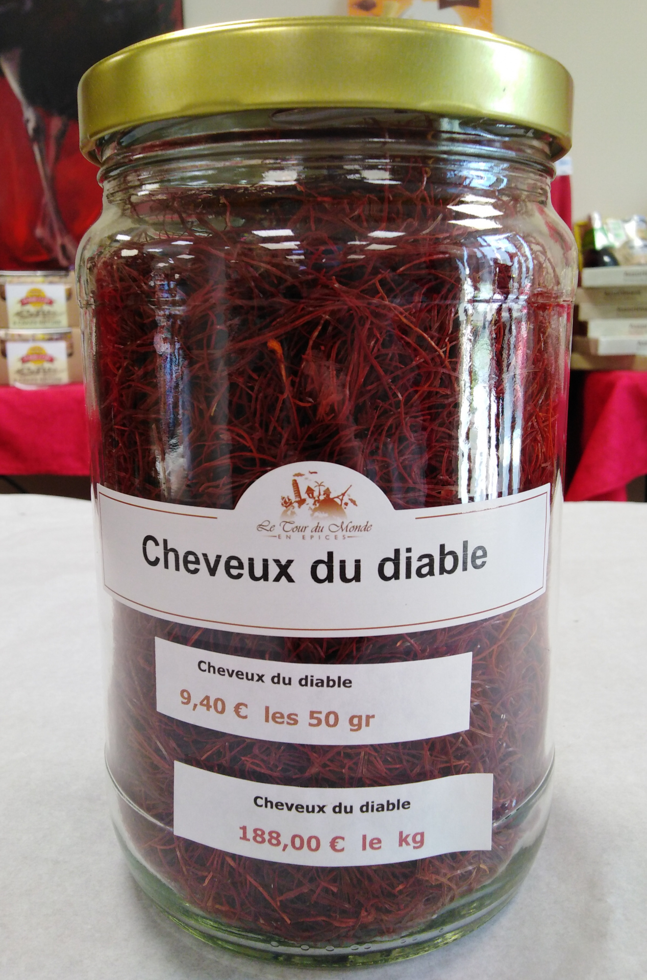 Épice - Cheveux du diable 40g (Le Tour du Monde en Épices)