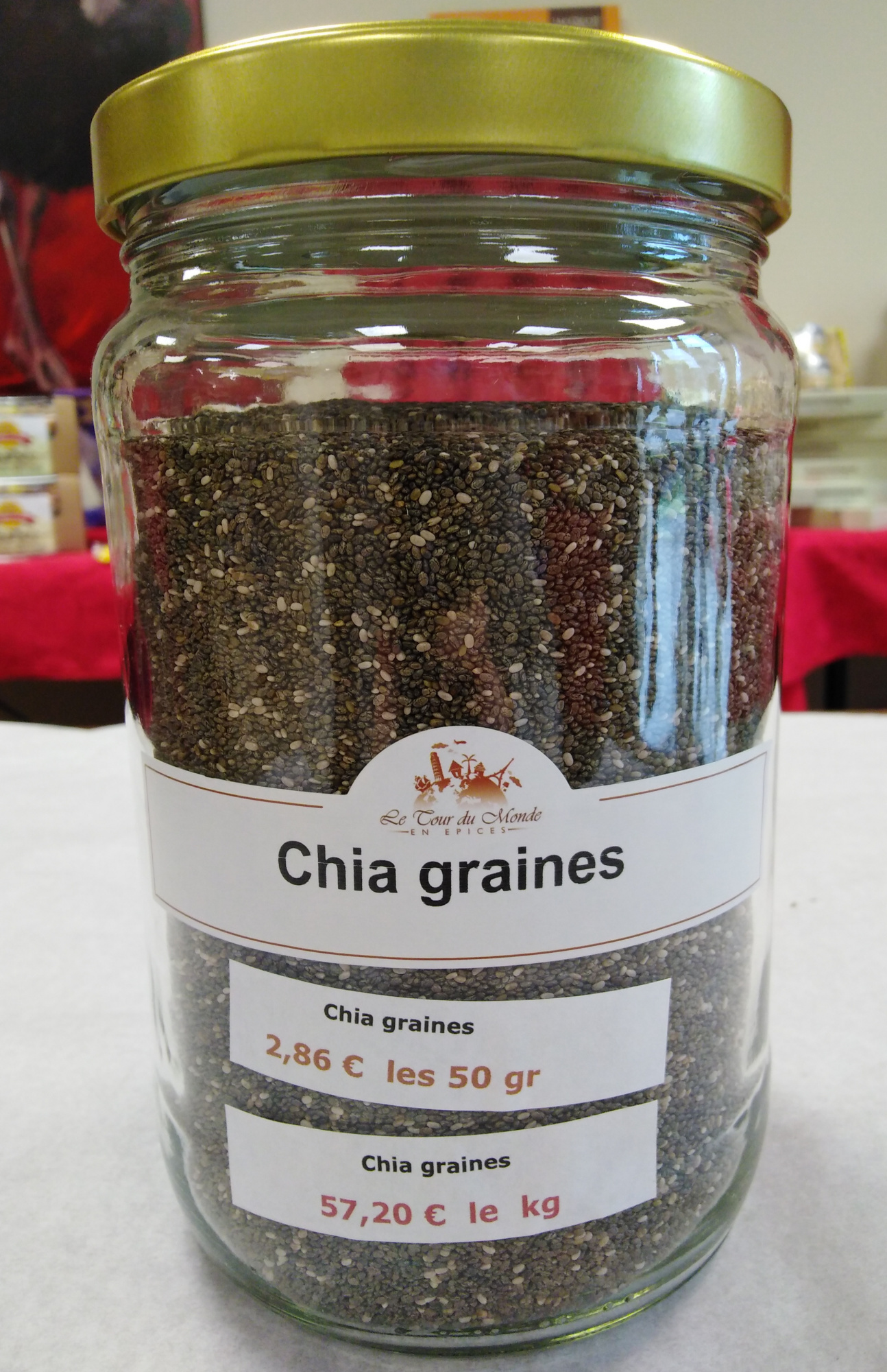 Épice - Chia graines 40g (Le Tour du Monde en Épices)